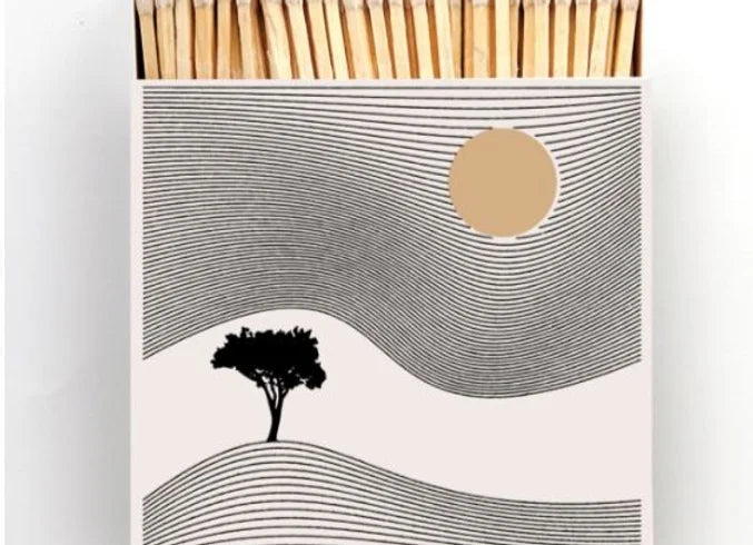 Letterpress Printed Luxury Matches